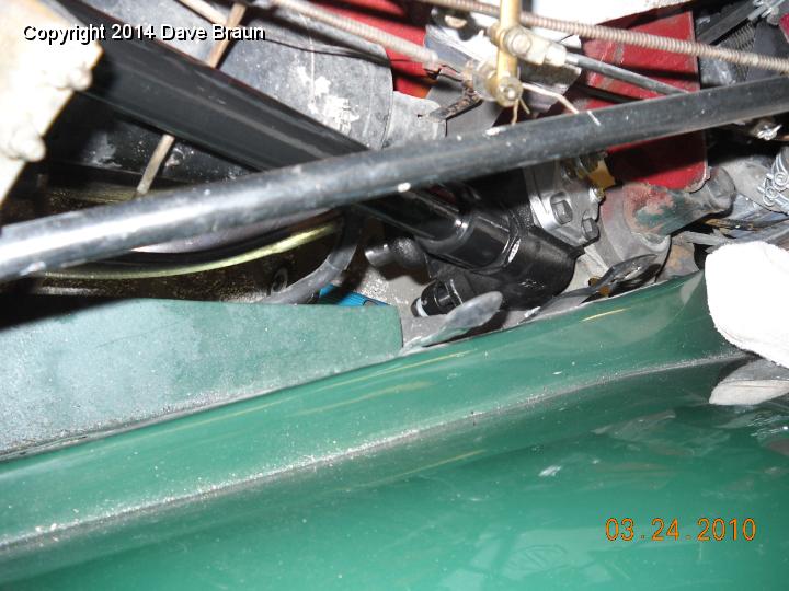 Install VW steering box 04.jpg - Another view of the VW steering box.