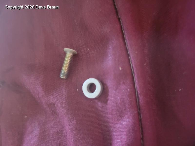 2024-10-20 17.06.51.jpg - Spacers and screws for the avionics rack. SRS Aviation provides a PMAd rack which my airplane was eligible for with the new panel STC.