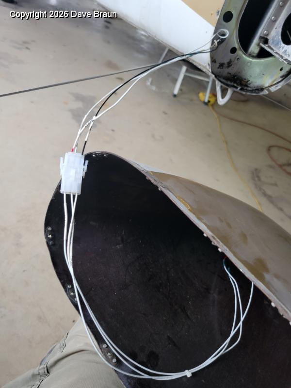 2024-03-16 12.13.30.jpg - The tail is also getting a molex connector, since you take the tailcone off everytime you do a differential mechanism inspection.