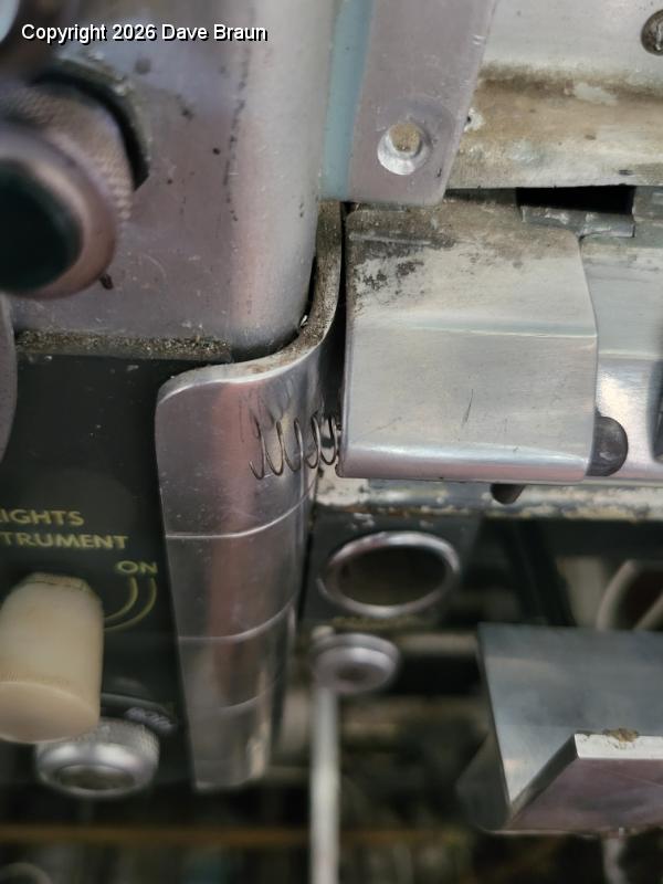 2024-03-09 15.29.33.jpg - This spring is barely keeping the landing gear lockout pin in place. I think I have a solution.