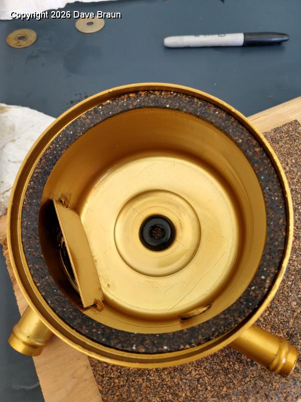 Airwolf Air Oil Sep gasket shrunk.jpg - The fit of the shrunk gasket