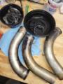 Engine parts painting
