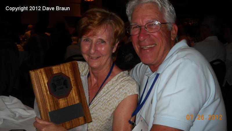 dscn7276.jpg - Ann and Gene Gillam and their class award in TC
