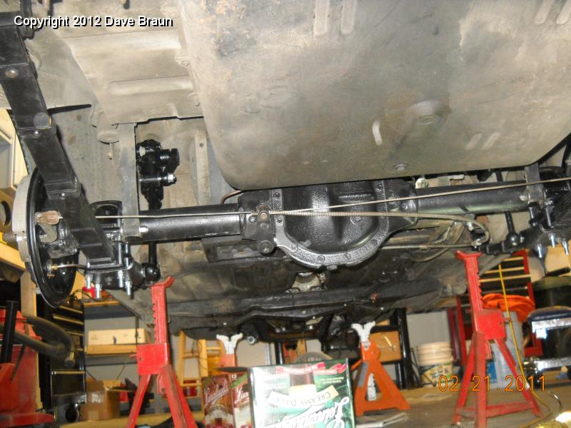 Fitting parking brake cable to rear axle.jpg