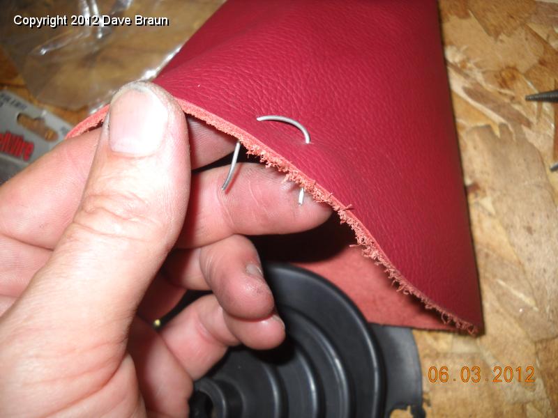 Installing leather shift lever gaiter 02.jpg