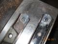 Weld Material added to re-round holes
