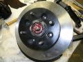 Installing hubs with brake discs