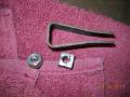 Parking brake handle clevis pins and brackets 01