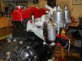 Heat Shield and Carburetors installed (3)