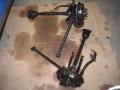 Degreased axle assemblies