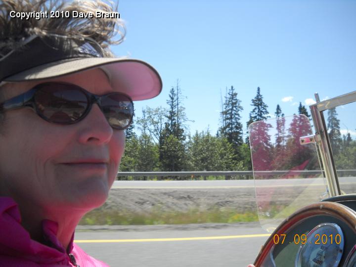 DSCN1071.JPG - Diane takes a turn at the wheel.