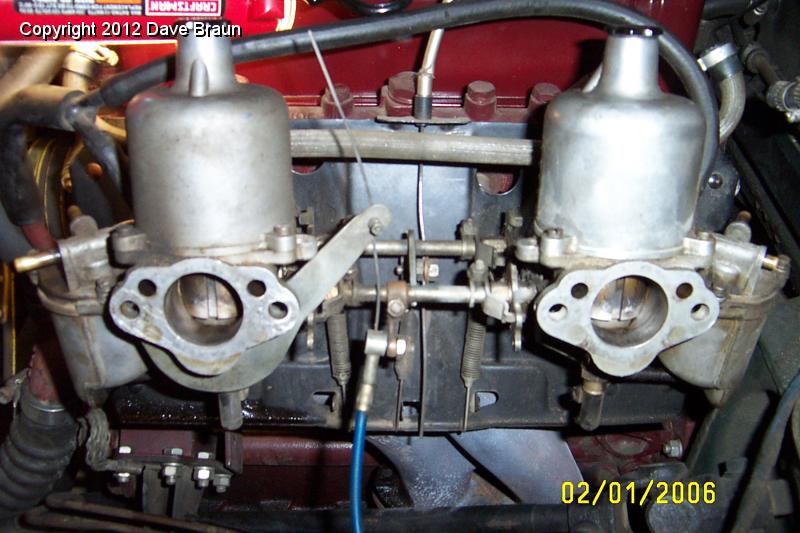 mgb carbs linkage as installed.JPG