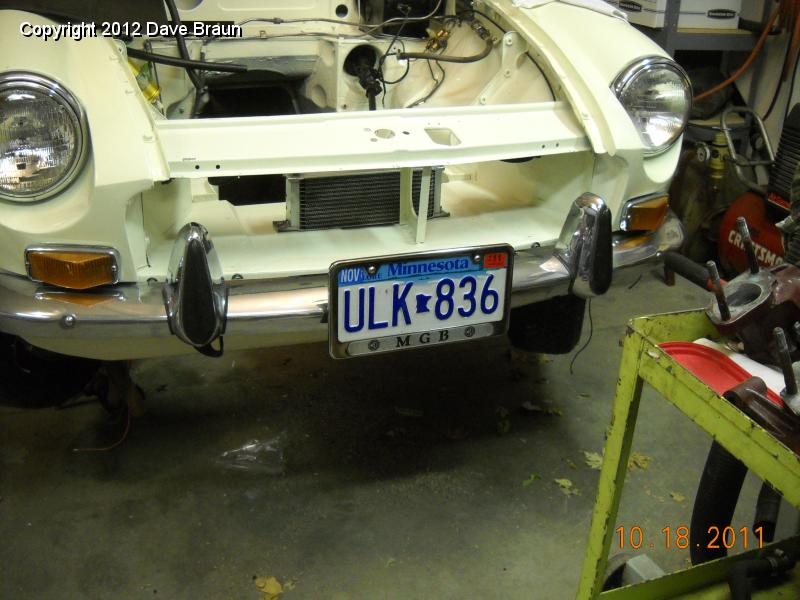 Front Bumper Installed 04.jpg - Looks good, but it will come off when the grille is fitted.