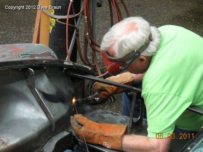 Welding up RH horn attach point 02.jpg