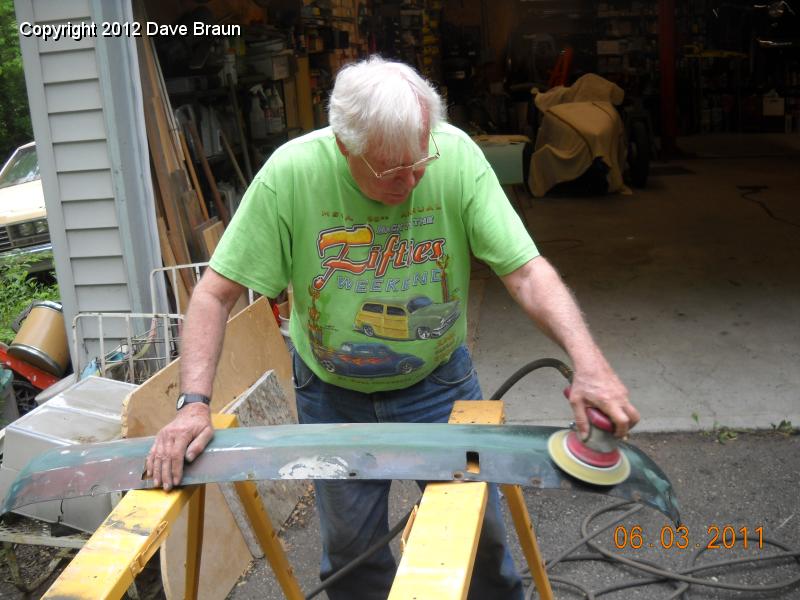 Sanding the lower front valance.jpg