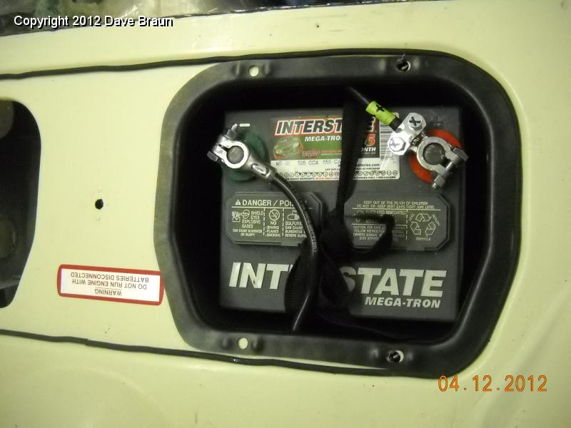 Battery installed with cables marked.jpg