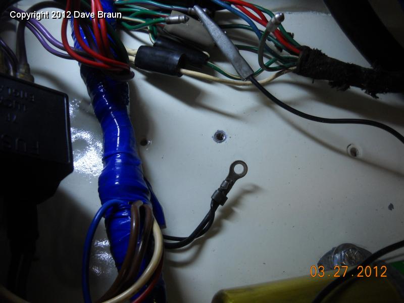 Wiring ground prep on inner fender 01.jpg