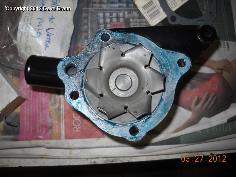 Hylomar on both sides of water pump gasket 01.jpg