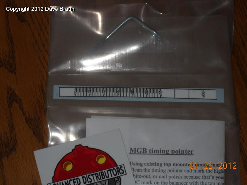 Upper timing marks kit 02.jpg - I also ordered this nifty timing mark kit to get off my back (literally) when I'm timing the engine. It mounts on top of the harmonic Balancer, not underneath.