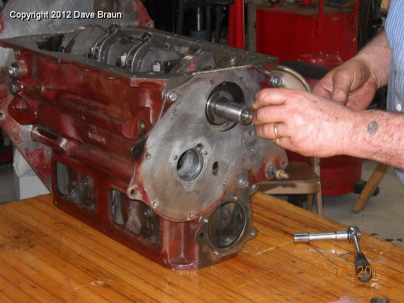 Installing front bearing plate.jpg