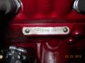 Engine number plate installed