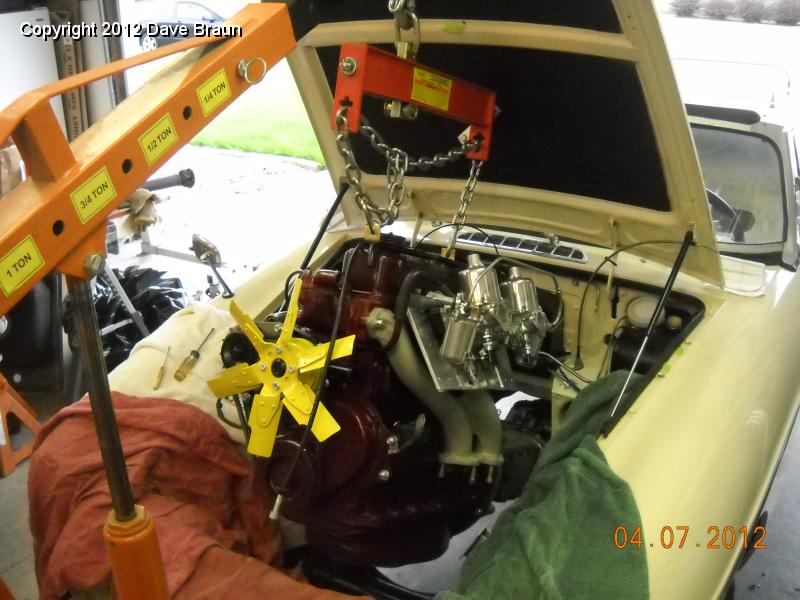 We decided to try the install with the bonnet and bumper in place.jpg