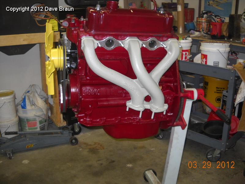 Exhaust manifold in place with Jet Hot coating.jpg