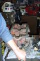removing front camshaft bearing from rear