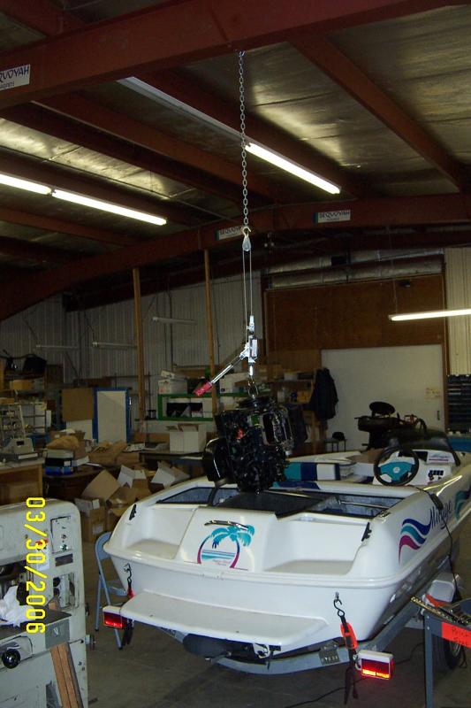 Removing Outboard Motor Without Engine Hoist