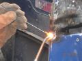 Bonnet welding cracked flange 